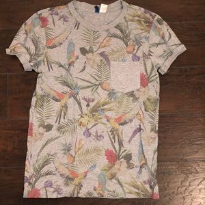 Tropical Printed Short Sleeve Tee